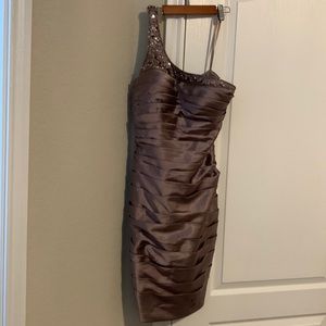 Adrianna Papell One Shoulder Cocktail Dress Size 8